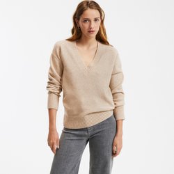 Пуловер с V-образным вырезом LA REDOUTE COLLECTIONS image