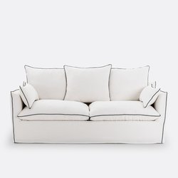 Sofabezug Odna, Leinen LA REDOUTE INTERIEURS image