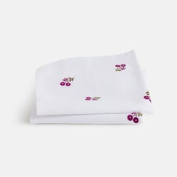 Set of 2 Rosetta Embroidered Cotton/Linen Napkins LA REDOUTE INTERIEURS image