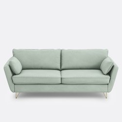Sofá-cama em algodão/linho, 4/5 lugares, Niamo LA REDOUTE INTERIEURS image