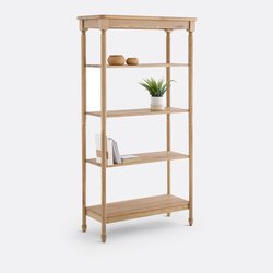 Baudry Solid Oak Bookcase LA REDOUTE INTERIEURS image