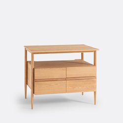 Laval Oak Veneer Bathroom Vanity Unit LA REDOUTE INTERIEURS image