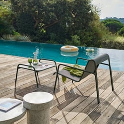 Fotel niski z aluminium i tkaniny Lysa LA REDOUTE INTERIEURS image