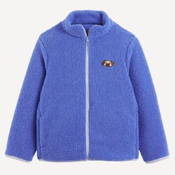 Gilet zippé, à col montant, en sherpa doublé polaire LA REDOUTE COLLECTIONS image