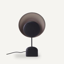 Lampe à poser, métal noir et moka, Naton AM.PM image