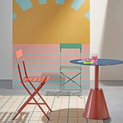 Set of 2 Ozevan Folding Metal Chairs LA REDOUTE INTERIEURS image