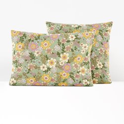 Signatures Rosemary Green Cotton & Washed Linen Pillowcase LA REDOUTE INTERIEURS image
