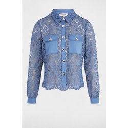 Camicia in pizzo a maniche lunghe MORGAN image