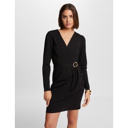 Vestido curto ajustado, efeito drapeado MORGAN