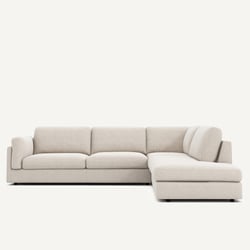 Sofá cama rinconero de tejido jaspeado CÉSAR AM.PM image