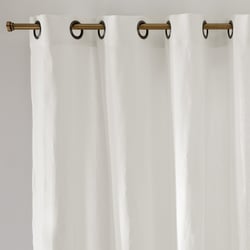 Cortinado em linho lavado, com ilhós, Onega LA REDOUTE INTERIEURS image