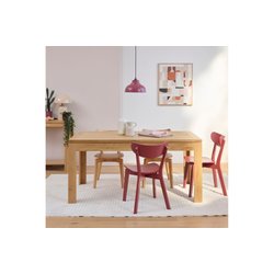 Table rectangulaire extensible en chêne clair L160/240 - BOSTON HELLIN, DEPUIS 1862 image