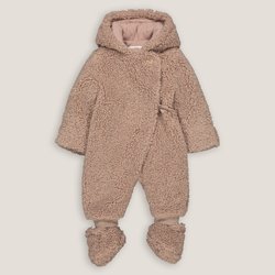 Macacão quentinho com capuz, em sherpa LA REDOUTE COLLECTIONS image