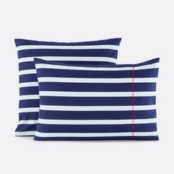 Malo Cotton Pillowcase LA REDOUTE INTERIEURS image