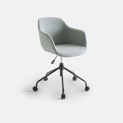 Fauteuil de bureau rotatif à roulettes, Nyjo LA REDOUTE INTERIEURS image