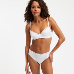 Soutien-gorge emboîtant en coton brodé Galya LA REDOUTE COLLECTIONS image