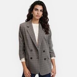 Blazer oversize de cuadros Signature LA REDOUTE COLLECTIONS image