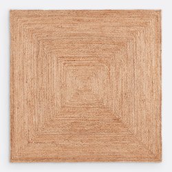 Aftas Square 100% jute tæppe LA REDOUTE INTERIEURS billede