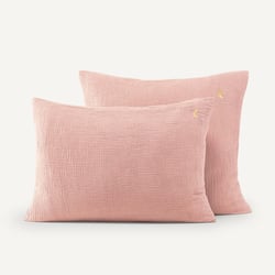 Funda de almohada de gasa de algodón orgánico, Cuddly AM.PM image