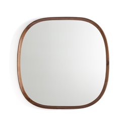 Spiegel Orion in organischer Form, Nussbaum massiv, H. 80 cm AM.PM image