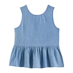 Blouse sans manches en denim léger FRANGIN FRANGINE X LA REDOUTE image