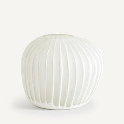 Corila Textured Frosted Glass Vase AM.PM image