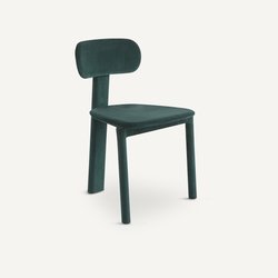 Cadeira revestida de veludo, design E.Gallina, Marais AM.PM image