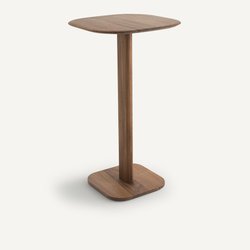 Table bistrot haute noyer, design Gallina, Monceau AM.PM image