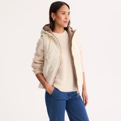 Piumino reversibile senza maniche con cappuccio ANNE WEYBURN image