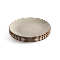 Lot de 6 assiettes plates en grès, Omora LA REDOUTE INTERIEURS image