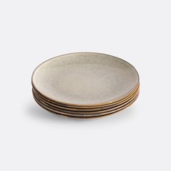 Lote de 6 platos de postre de gres, Omora LA REDOUTE INTERIEURS image