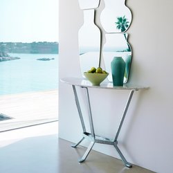 Consolle in marmo di Carrara e ferro, Zen OTTO STUDIO FOR AM.PM image