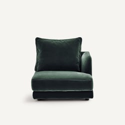 Demi-canapé droit, modulable en velours, TIBERIO AM.PM image