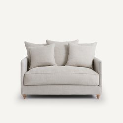 Sofá-cama 2 lugares, em algodão/linho, Lazare AM.PM image