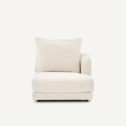 Demi-canapé droit, modulable en velours chenille, TIBERIO AM.PM image