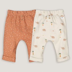 Confezione da 2 pantaloni alla turca fantasia LA REDOUTE COLLECTIONS image