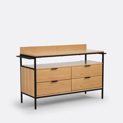 Mueble doble lavabo con 4 cajones, Volga LA REDOUTE INTERIEURS image