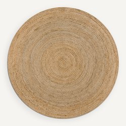 Alfombra redonda Ø300 cm de yute, trenzado a mano, Hempy AM.PM image