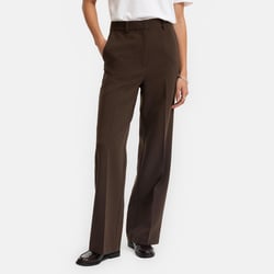 Wide Leg Trousers in Stretch Polyviscose LA REDOUTE COLLECTIONS image