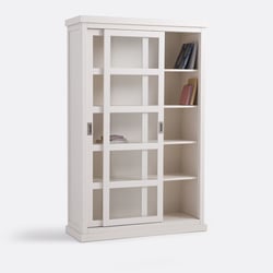 Lunja Sliding Door Double Bookcase LA REDOUTE INTERIEURS image