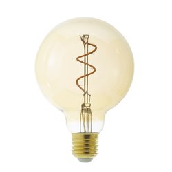Baulind 9.5cm Diameter Amber Globe Bulb LA REDOUTE INTERIEURS image