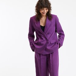 Blazer doppiopetto largo, Signature Iseult LA REDOUTE COLLECTIONS image