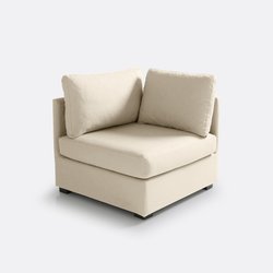 Chauffeuse d'angle Bultex, coton, Robin SO'HOME image