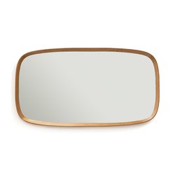 Orion 110cm High Solid Oak Rectangular Mirror AM.PM image