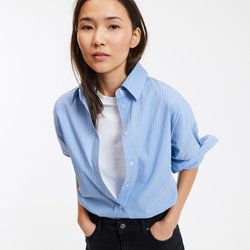 Camisa de rayas amplia, Signature APOLLINE LA REDOUTE COLLECTIONS image