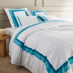 Fraicheur 100% Organic Cotton Percale 200 Thread Count Duvet Cover AM.PM image