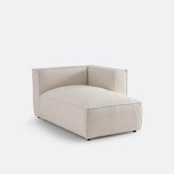 Chaise longue modulabile bouclé, Seven LA REDOUTE INTERIEURS image