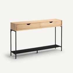 Mambo Oak Veneer Console Table AM.PM image
