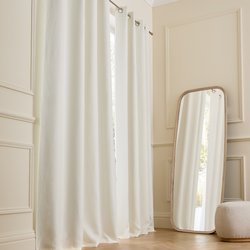 Private Washed Linen Curtain with Eyelet Header AM.PM image