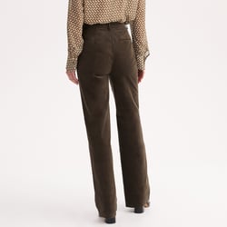 Pantalon large, velours côtelé stretch ANNE WEYBURN image